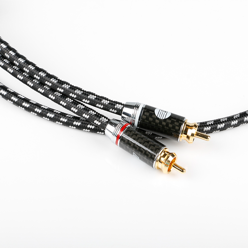 3,5-mm-Klinkenstecker Evolution BLACK.trident (BEB-2007) mit Carbonhülse