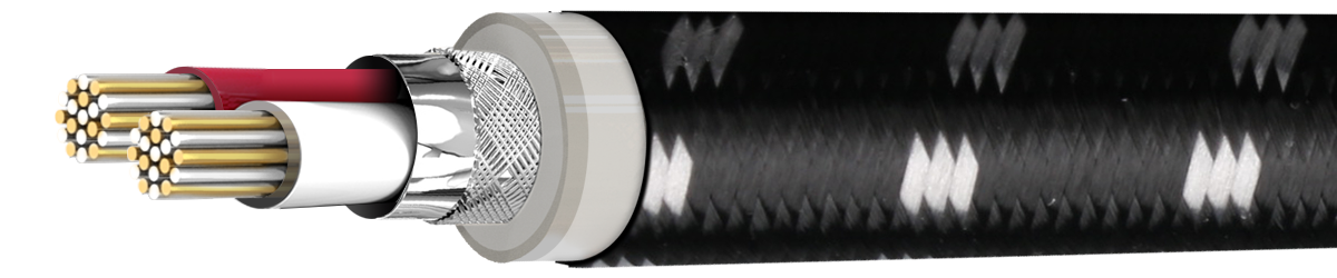 Innenaufbau Evolution BLACK.trident (BEB-2007) mit OCC- und SC-OCC-Litzen