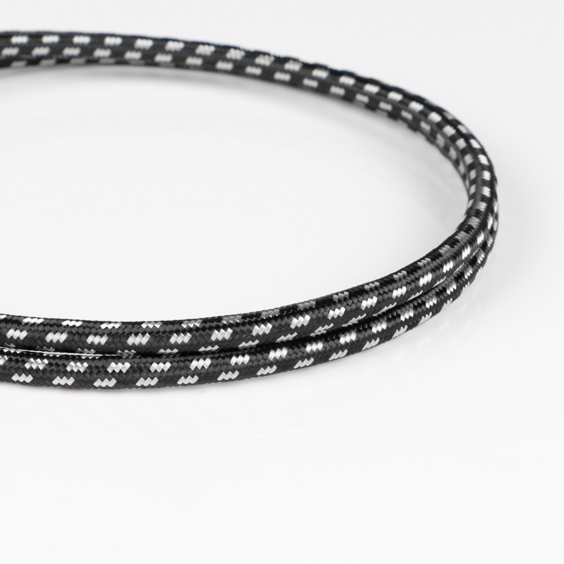 Kabelmantel Evolution BLACK.trident (BEB-2007/2008) mit Baumwollgeflecht