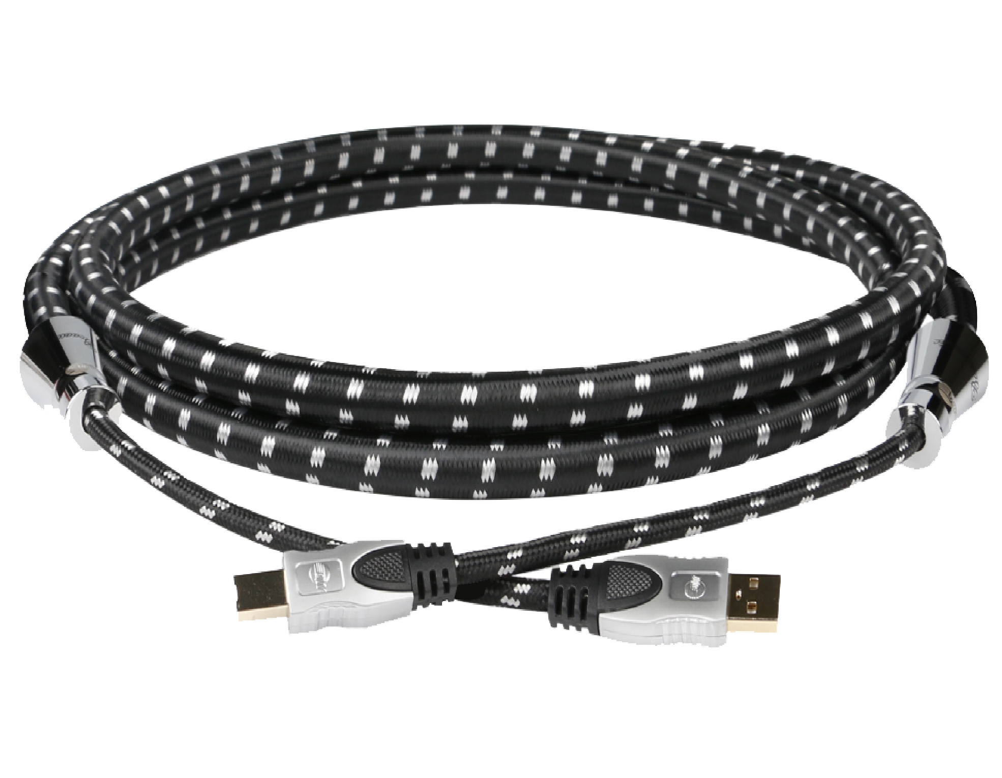 Evolution BLACK.usb2.0 (BEB-2020) USB-A-auf-USB-B-Kabel