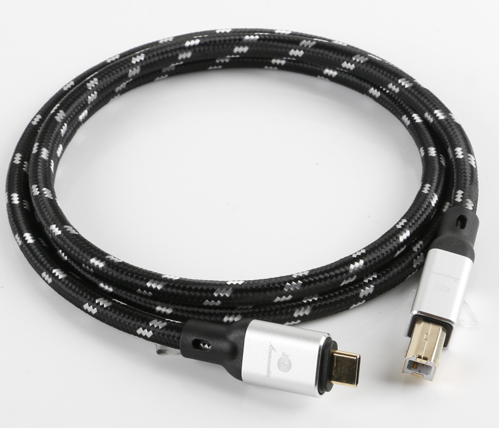 Evolution BLACK.usb2.0-CB (BEB-2021) USB-C-auf-USB-B-Kabel