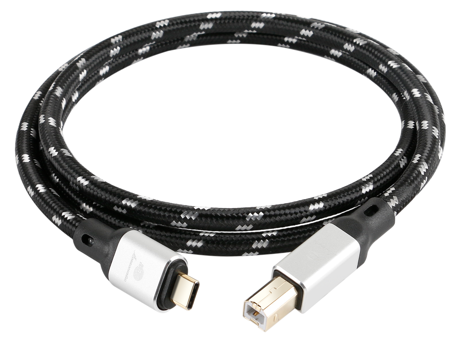 Evolution BLACK.usb2.0-CB (BEB-2021) USB-C-auf-USB-B-Kabel